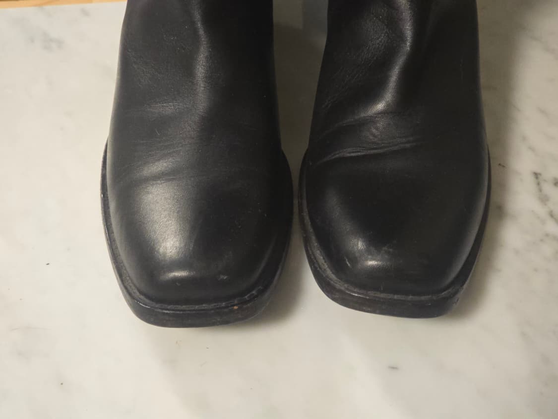 미우미우 miumiu 벨벳 라이딩부츠 37 상품이미지3