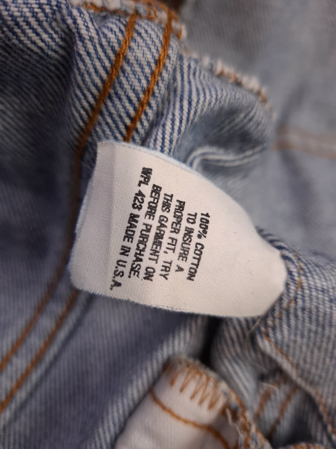 오리지날 미국제조 80's 리바이스 70506 데님 트러커자켓 상품이미지5