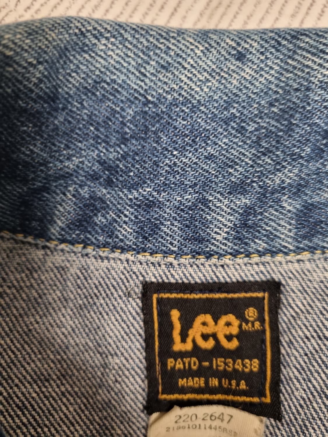 80s Lee 220j 라이더스 자켓 상품이미지3