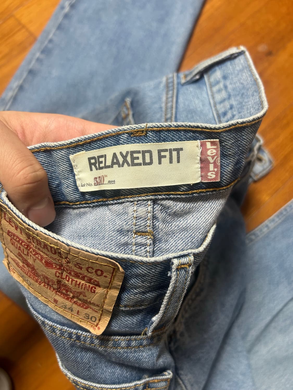 levis 550 vintage denim 상품이미지4