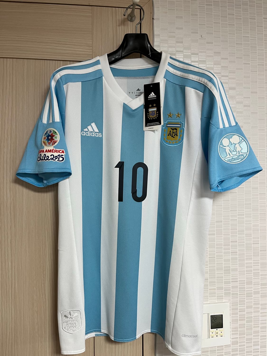 [s]아르헨티나 15-16 홈 유니폼 메시 마킹 상품이미지1