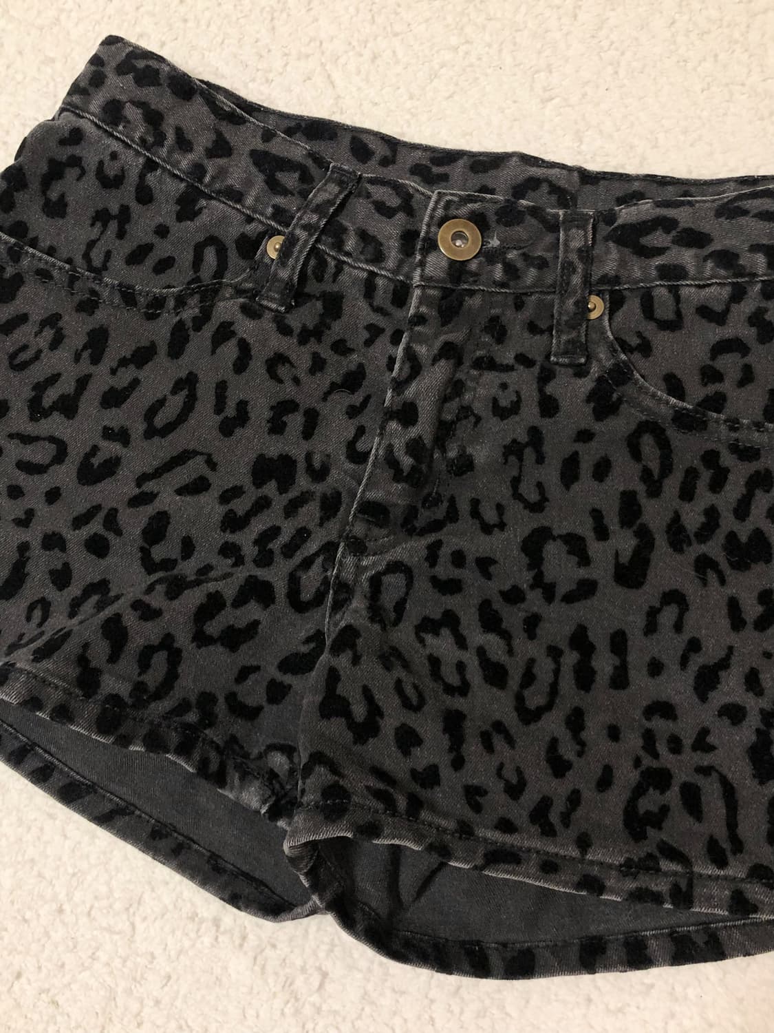 빈티지 오네갸루 호피 숏팬츠 상품이미지2