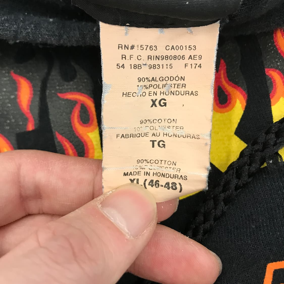 트레셔 THRASHER 플레임 후드 [XL] 상품이미지5