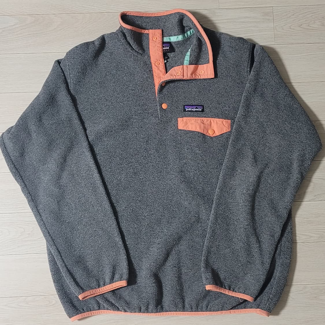 [우먼L=남자M과 거의비슷] 파타고니아 신칠라 라이트웨이트 니켈/살구 상품이미지1