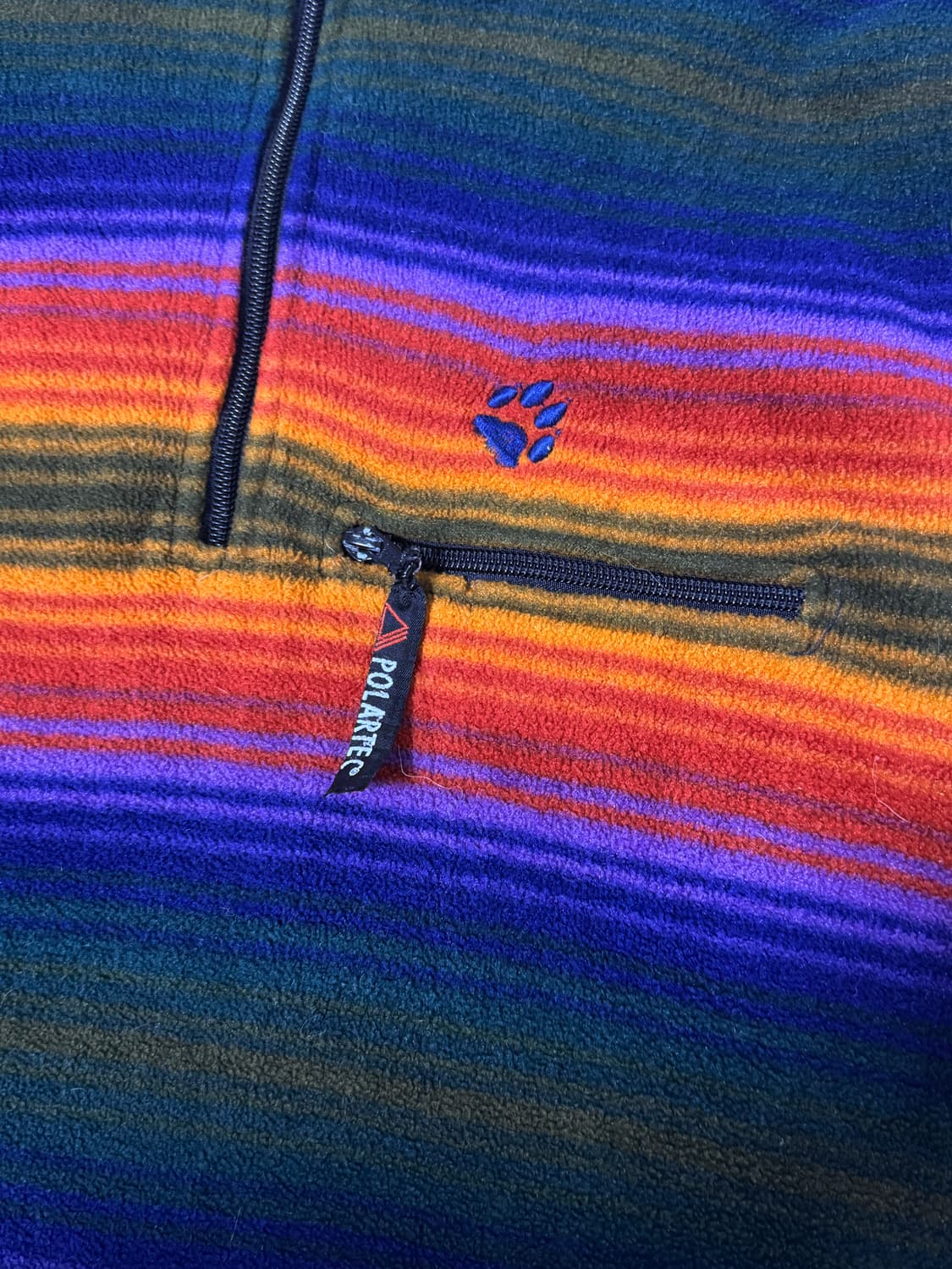 잭 울프스킨 폴라텍 플리스 반집업 상품이미지4