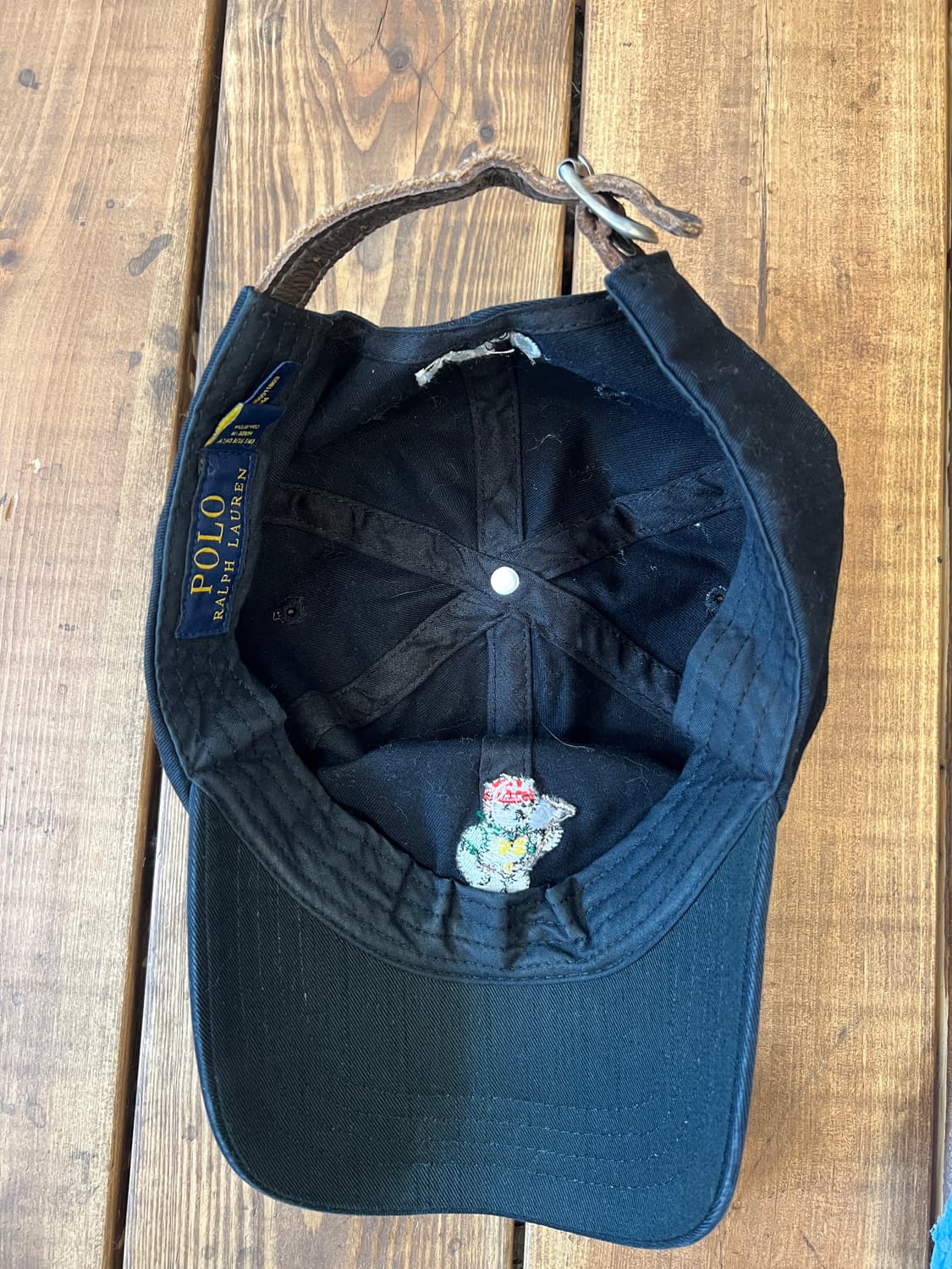 폴로 블랙 베어 볼캡 상품이미지3