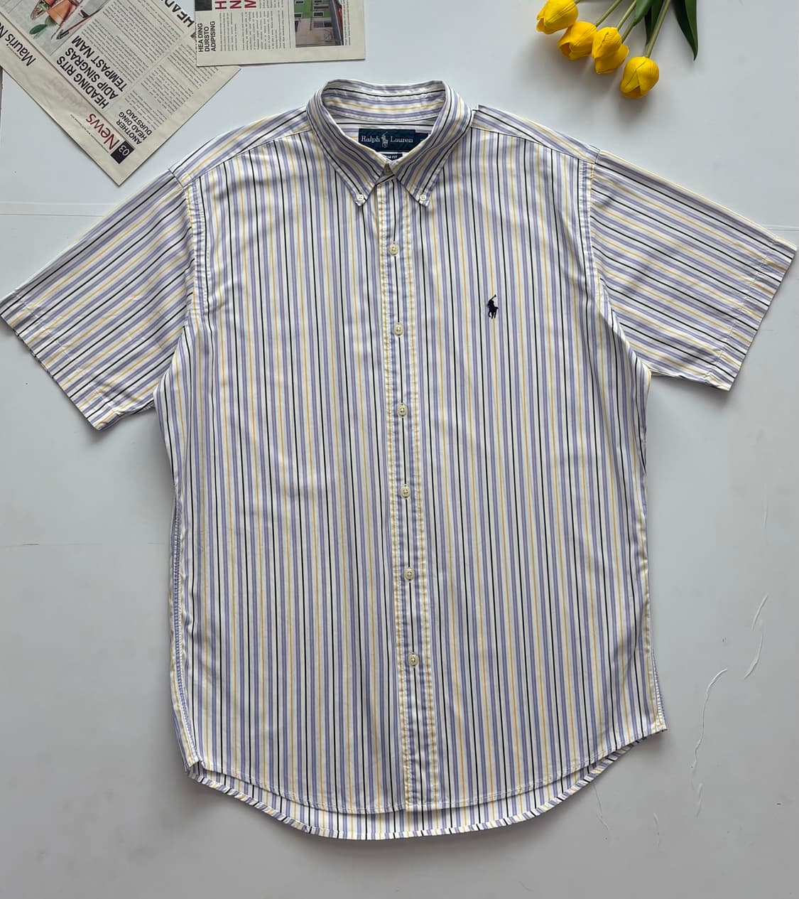 Polo 폴로랄프로렌 스트라이프 반팔 셔츠 상품이미지2