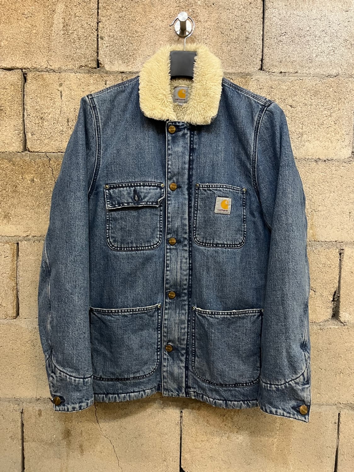 칼하트 쉐르파 피닉스 코트 데님 자켓 상품이미지1