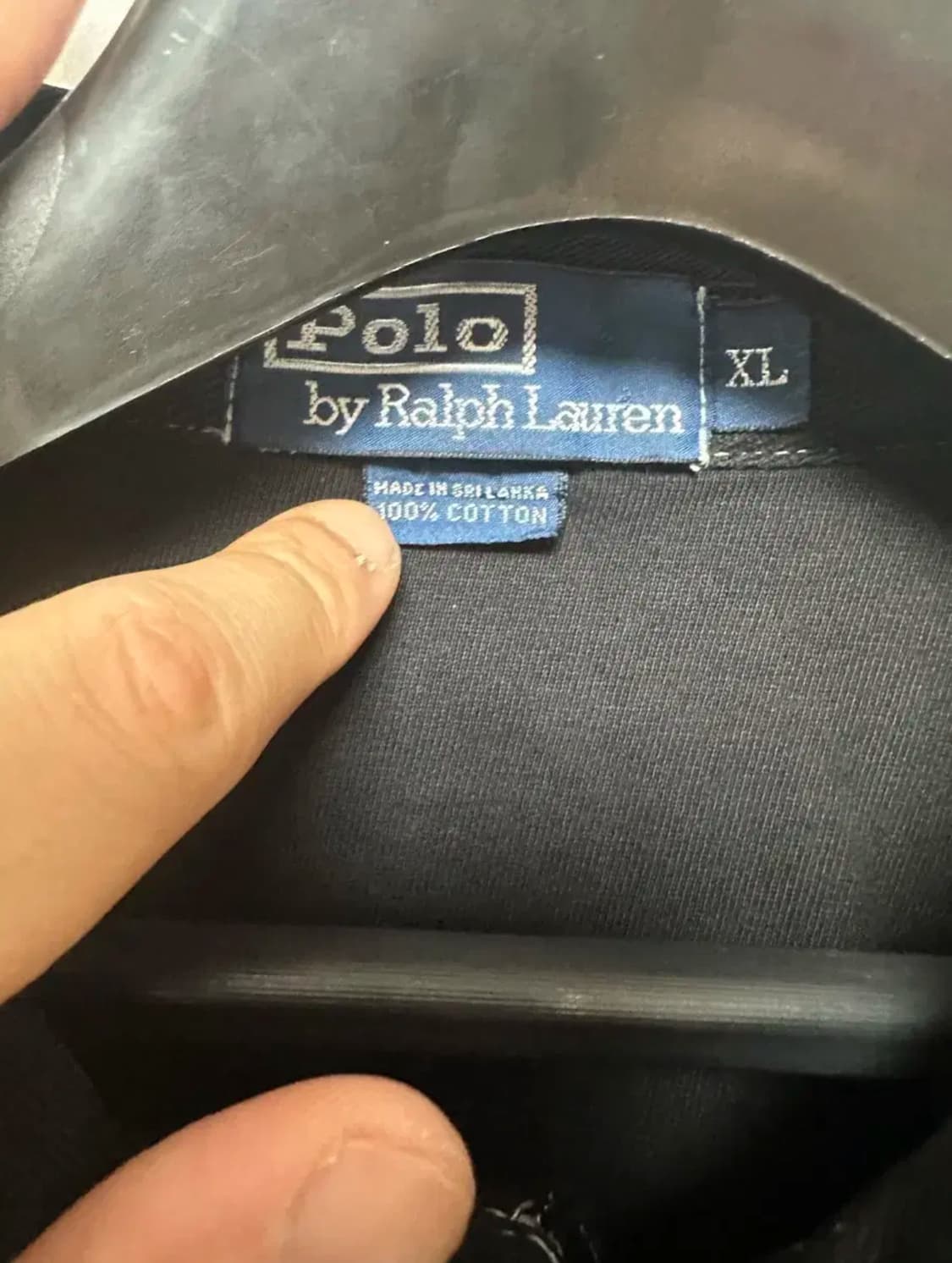 no.23 폴로 랄프로렌 럭비티 블랙 긴팔 XL 상품이미지3