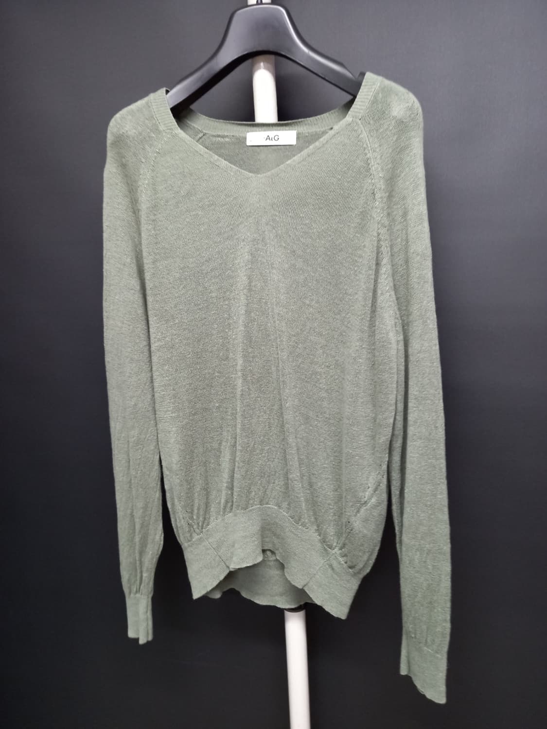 새 더 엣지 춘하추 생사(아마) 긴팔 니트블라우스 66.77 상품이미지3