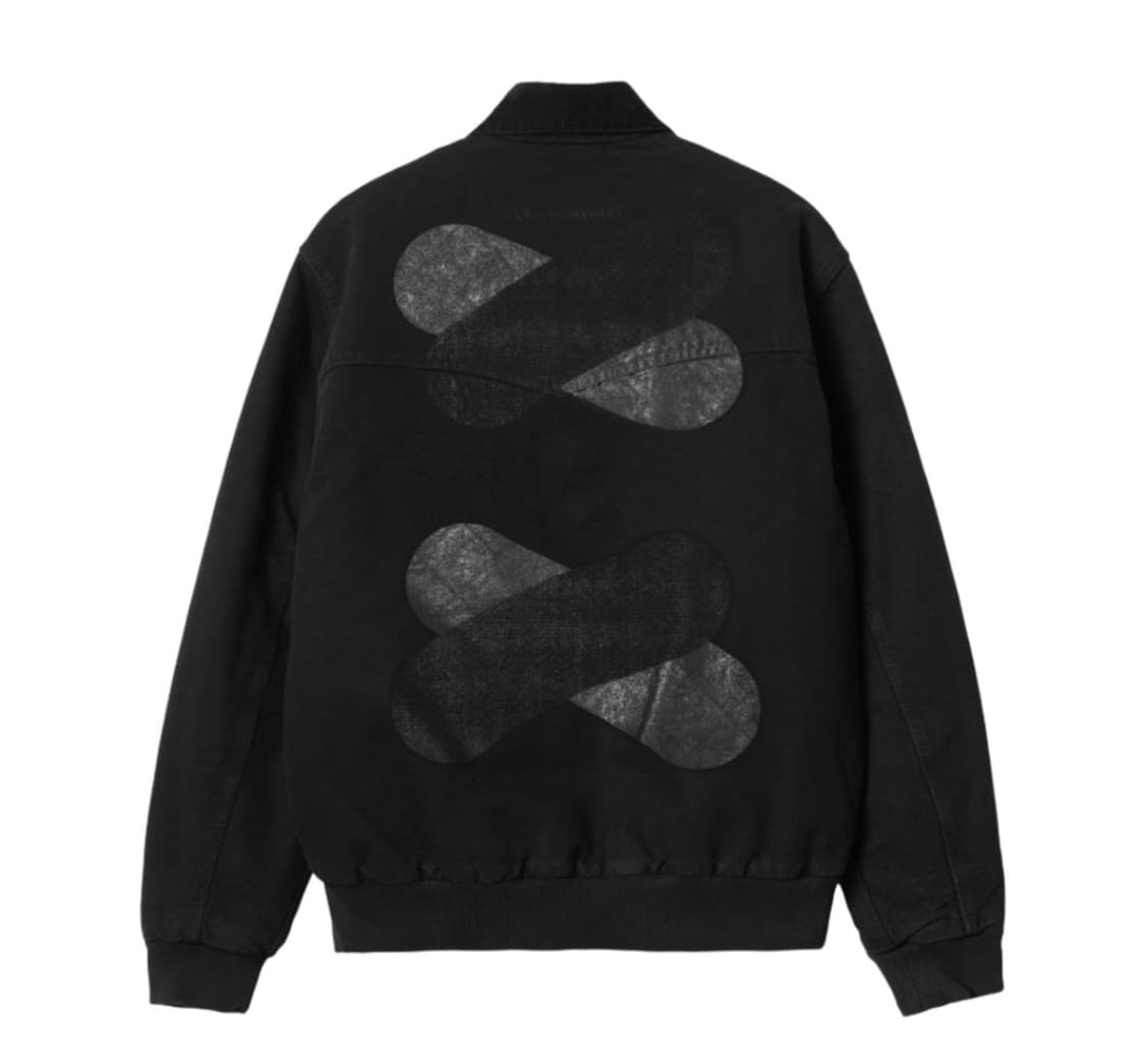 칼하트 WIP x 웍스아웃 OG 산타 페 자켓 블랙 에이지드 캔버스 XS 상품이미지1