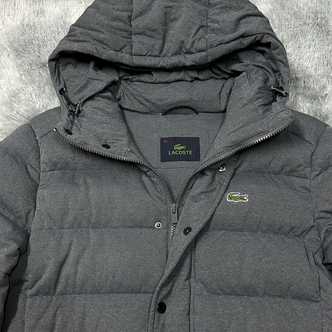 라코스테 구스다운 후드 패딩 L 상품이미지2