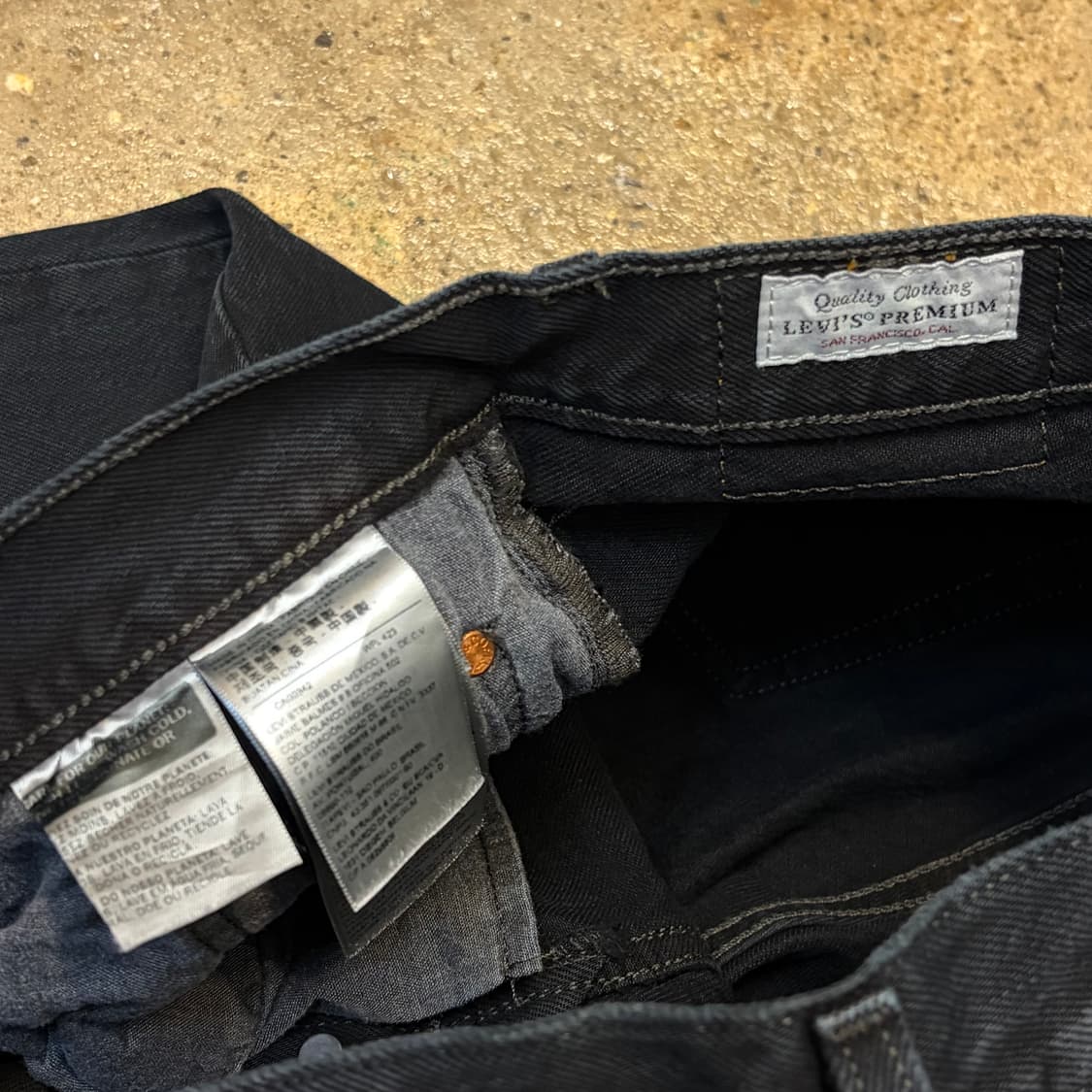 00s 미국 빈티지 리바이스 501 블랙진 청바지 상품이미지7