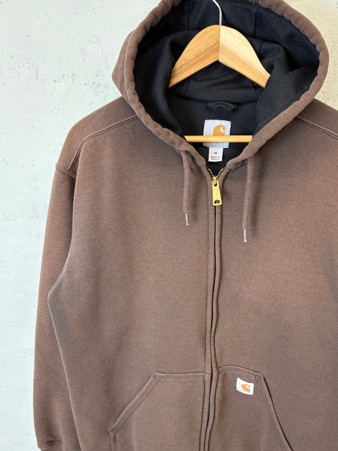 칼하트 브라운 써멀 후드집업 상품이미지5