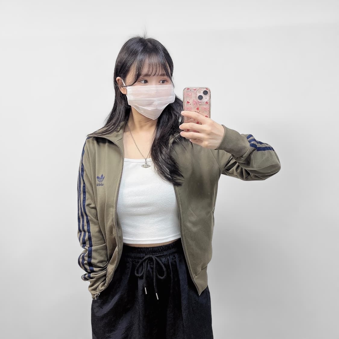 아디디스 파이어버드 트랙탑 져지 브라운 네이비 상품이미지1
