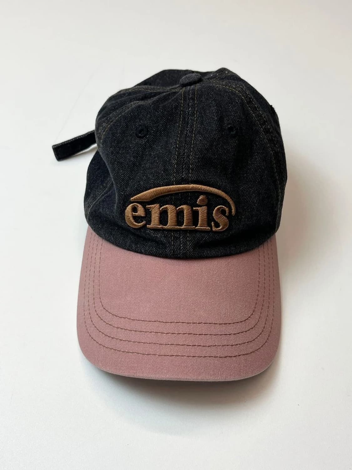 이미스 EMIS 워시드 배색 데님 볼캡 A1441    상품이미지3