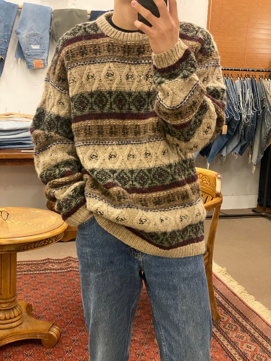 엘엘빈 헤비울 니트 스웨터 상품이미지8