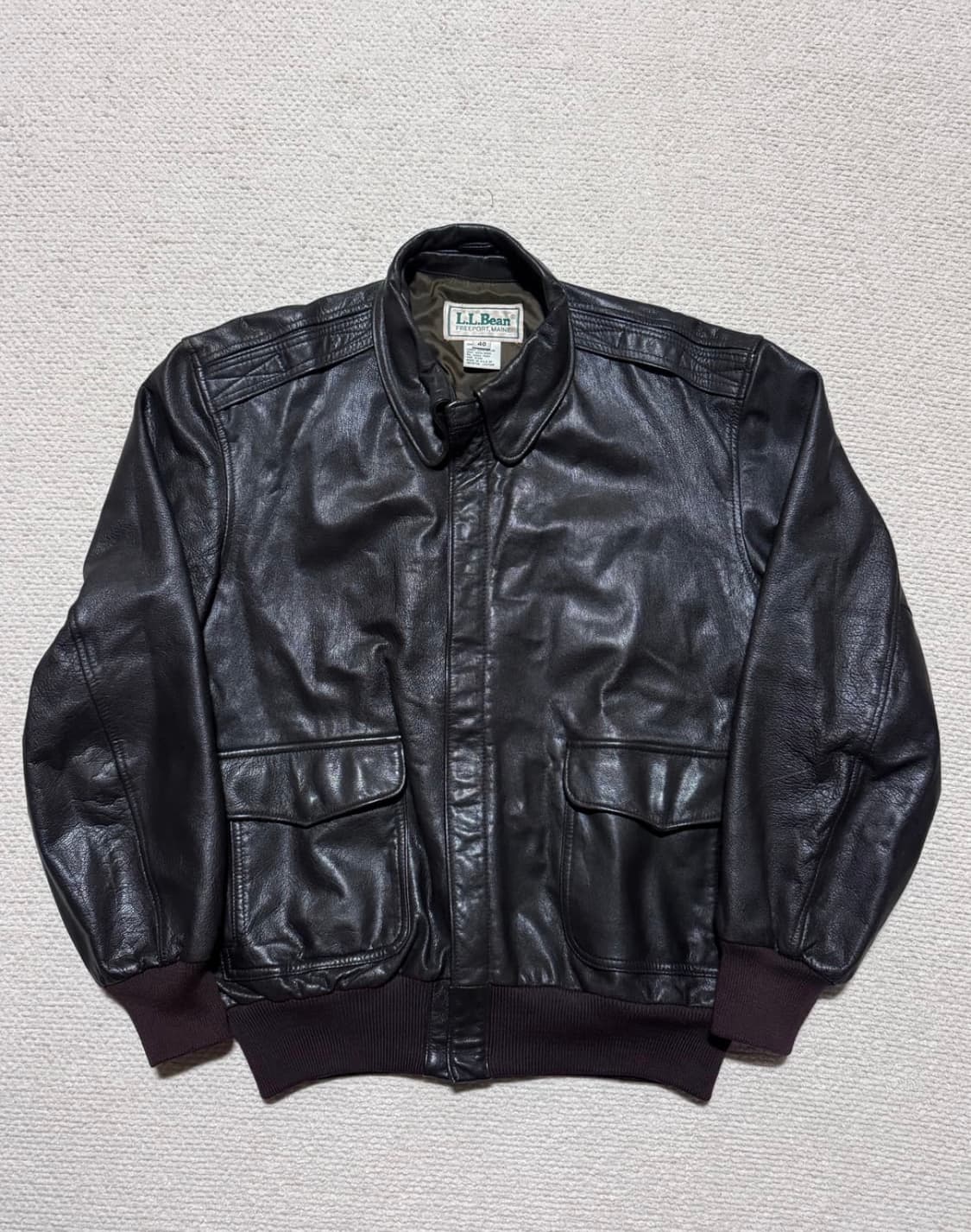 90s USA 엘엘빈 L.L.Bean A-2 40사이즈 상품이미지1