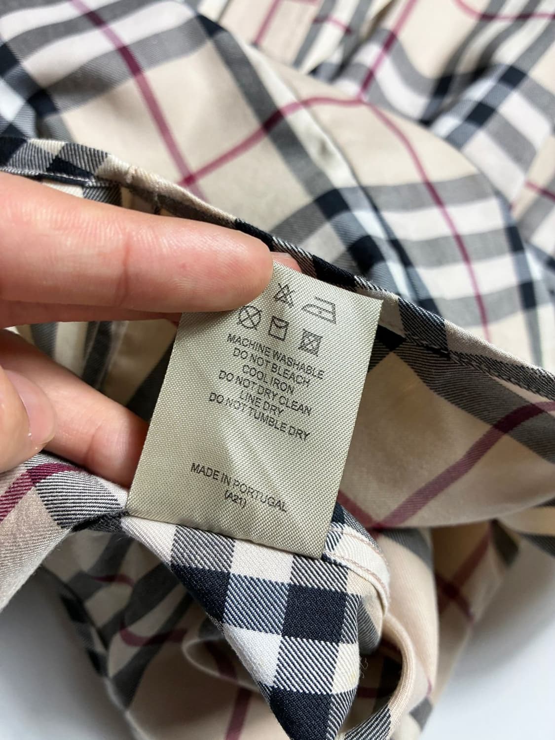 버버리 00's 시그니처 노바 체크 패턴 코튼 셔츠 R2350 상품이미지9