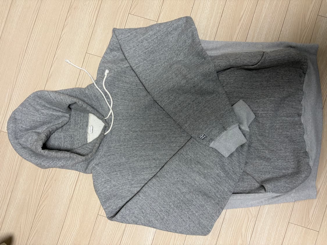 엔즈앤즈민즈 회색 후드티  상품이미지1