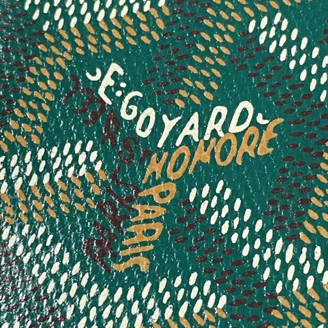 [정품] GOYARD 고야드 빅투와르 그린 카프스킨 반지갑 상품이미지3