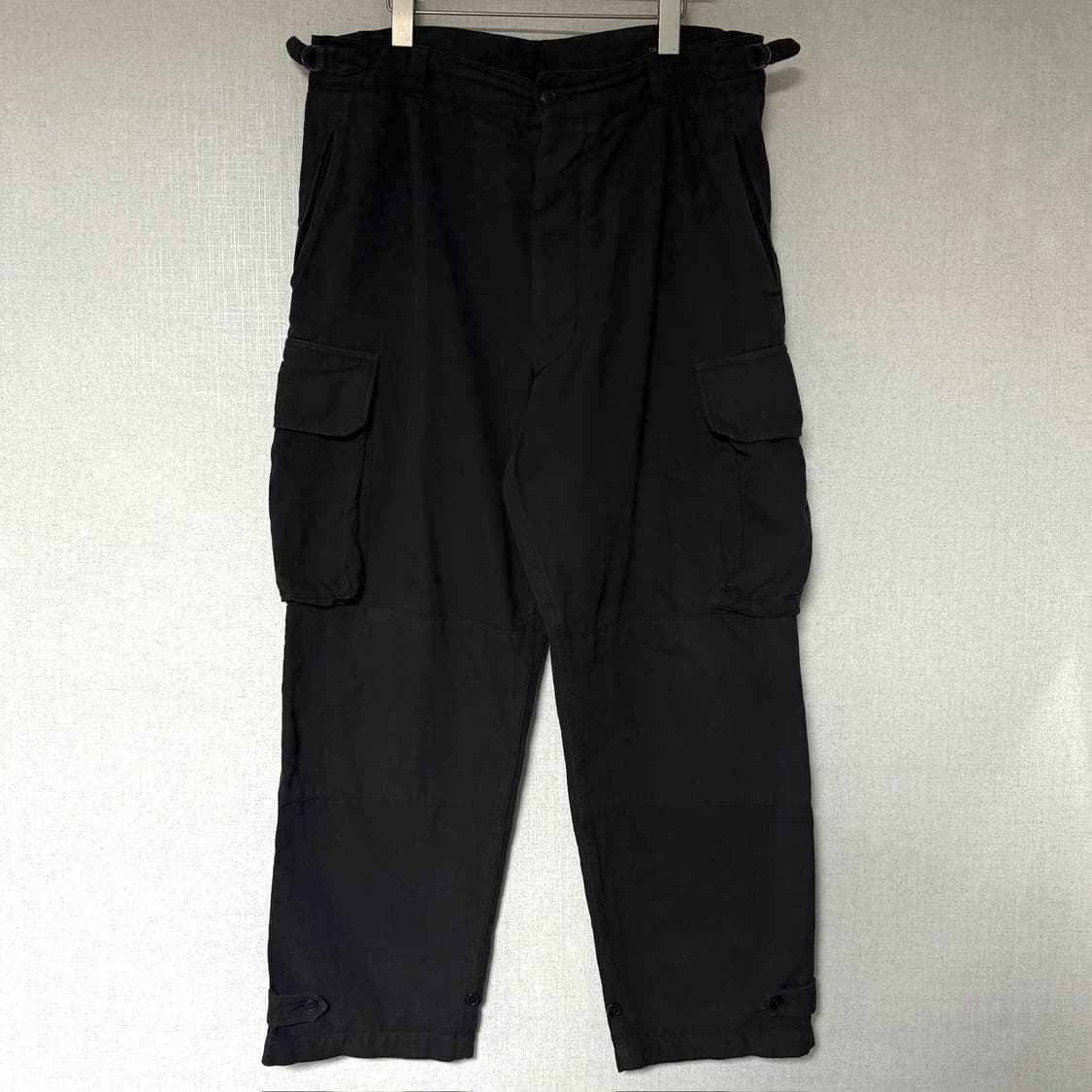 [3]코모리 프랑스군 M47 블랙 6포켓 카고팬츠 상품이미지5