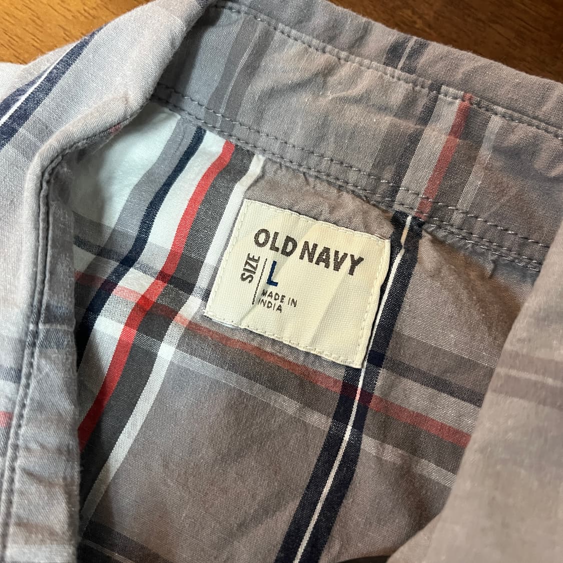 OLD NAVY 올드네이비 웨스턴 체크 반팔셔츠 상품이미지5