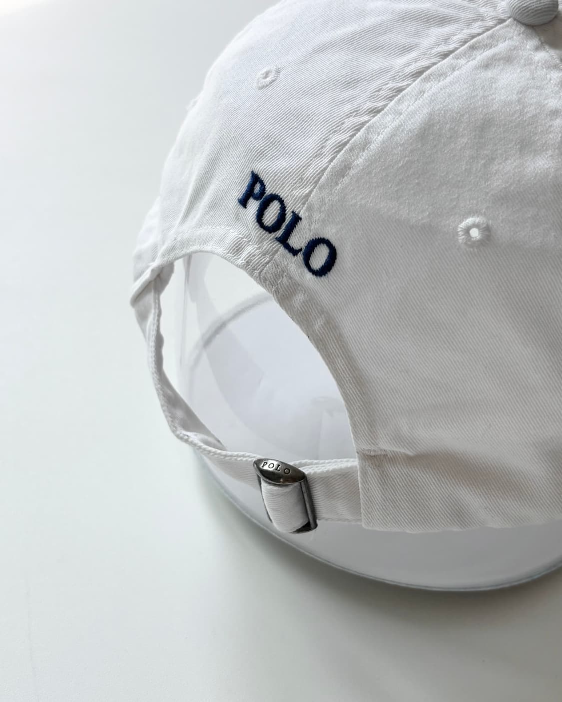 Polo 폴로 랄프로렌 QR라벨 화이트 치노 볼캡  상품이미지7