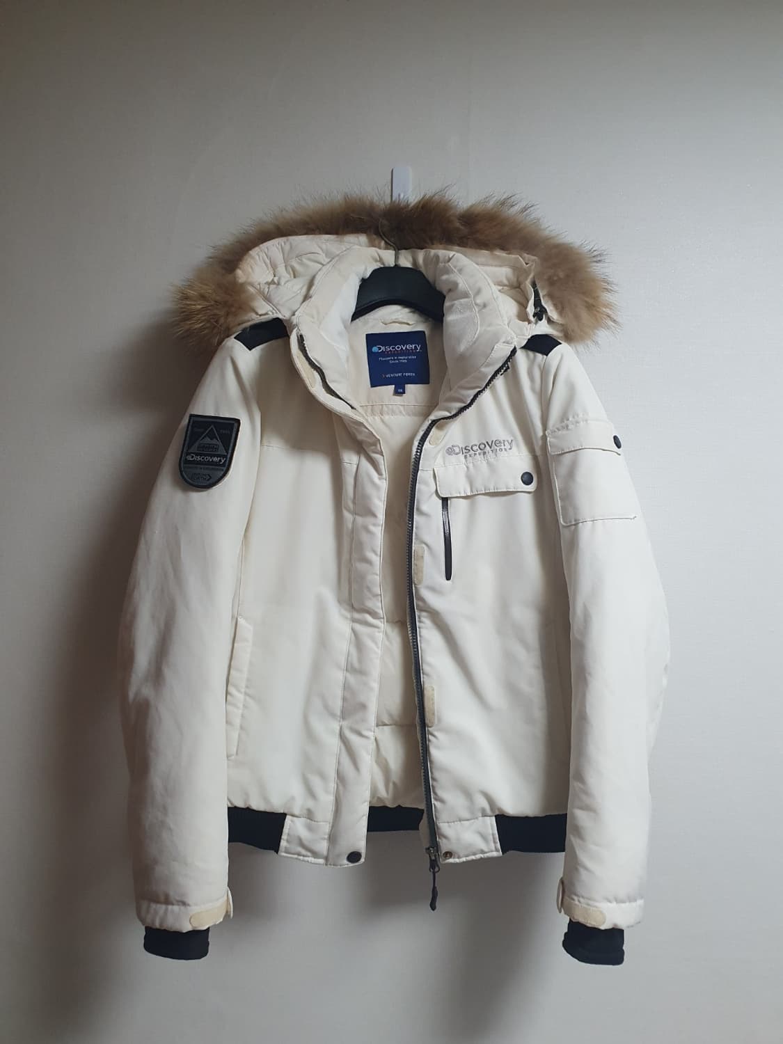 택포가 디스커버리 패딩 밀포트 구스다운패딩 아이보리 95 상품이미지3