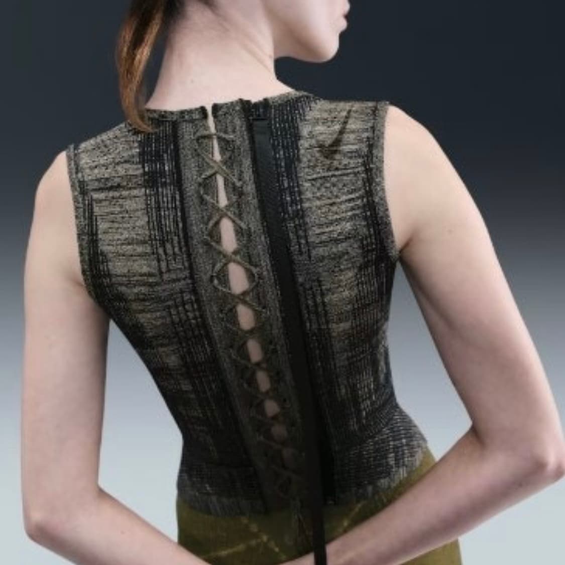 Nike x Knwls 사이드 코르셋 블랙 베이지 S 상품이미지3