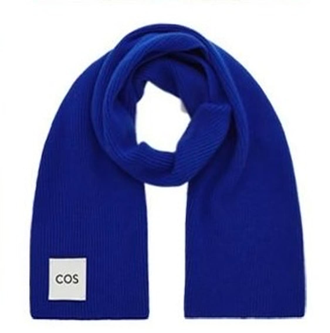 COS 울 캐시미어 블렌드 머플러 브라이트 블루 상품이미지1