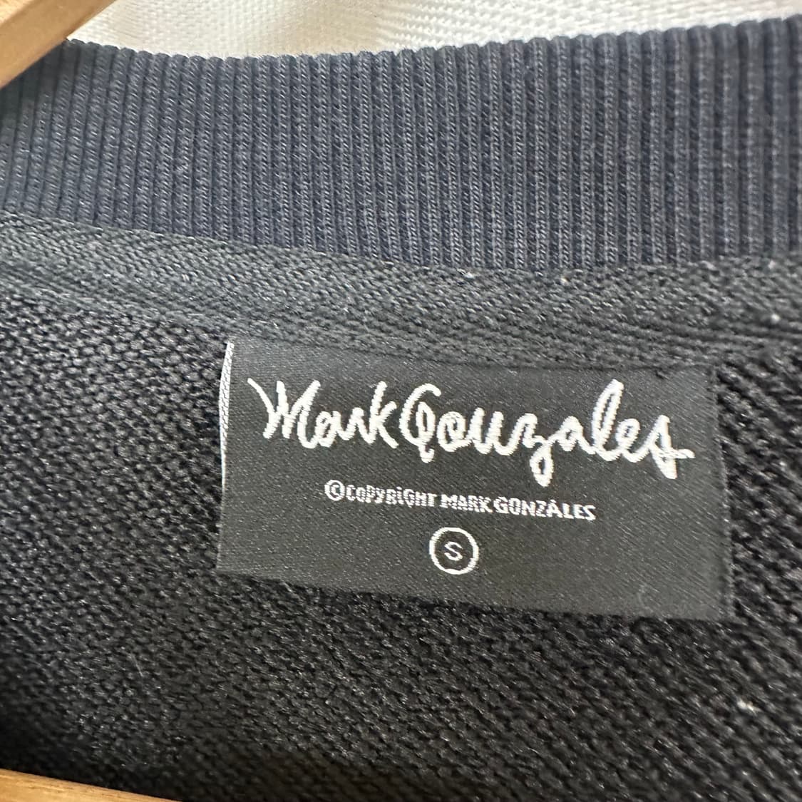   마크곤잘레스 공용 맨투맨 티셔츠 검정 S  OC 상품이미지8