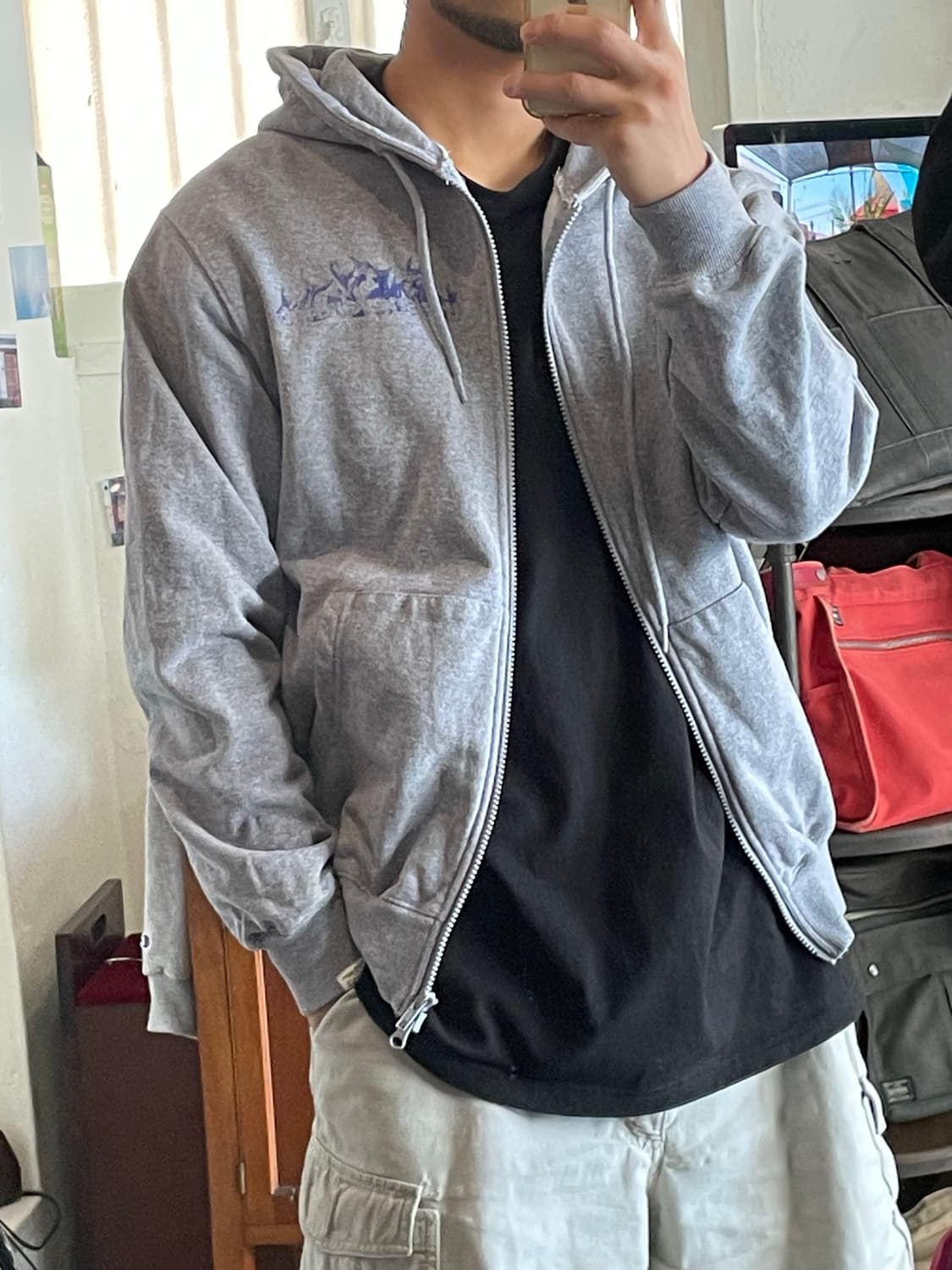 Thisisneverthat 디스이즈네버댓 그레이 후드집업 S 상품이미지8