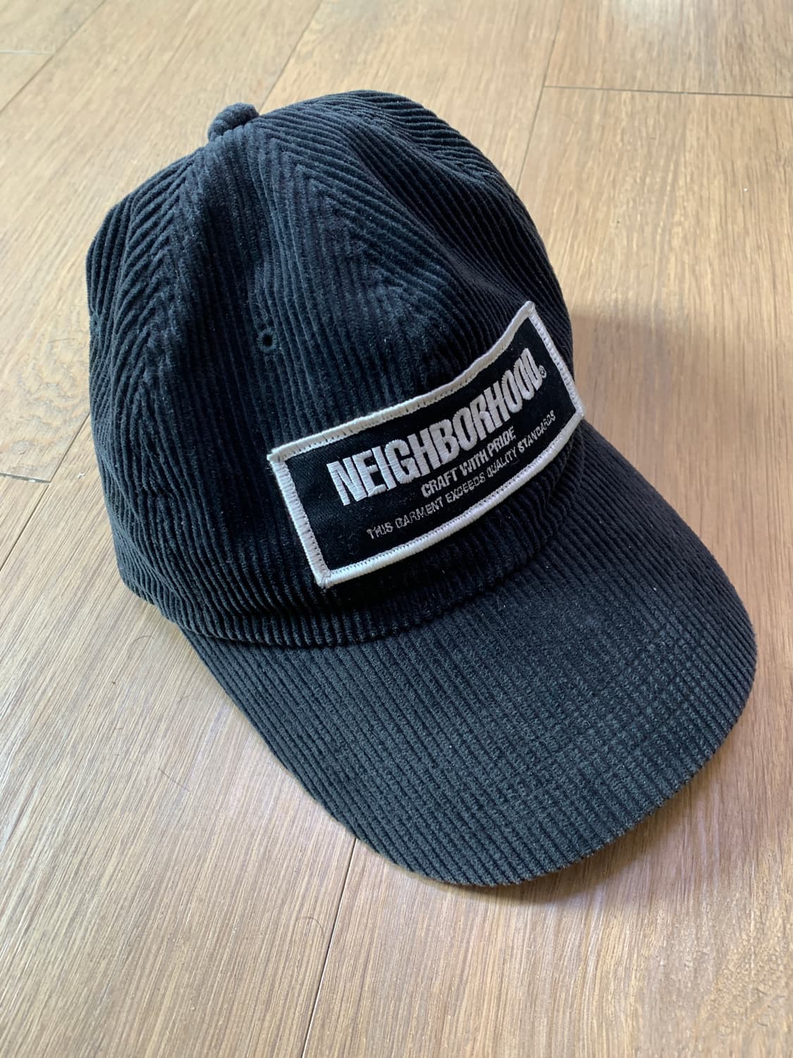 네이버후드 코듀로이 볼캡 모자 네이비 컬러 상품이미지1