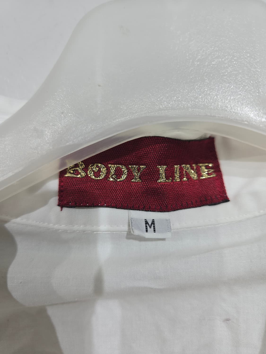 바디 라인 레이스 프릴 블라우스 화이트 상품이미지5