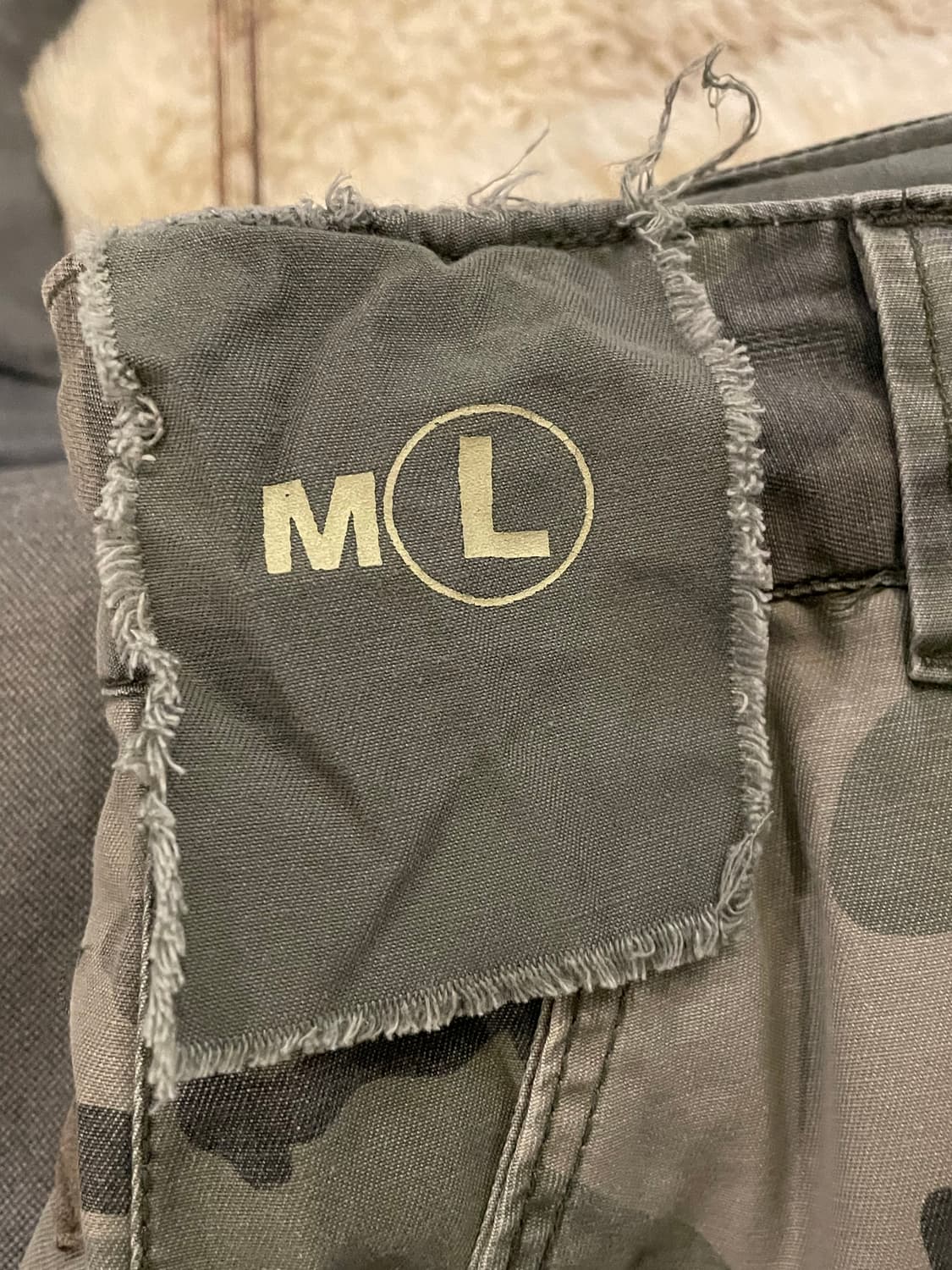 Time credit 타임크레딧 카모 카고 반바지 상품이미지7