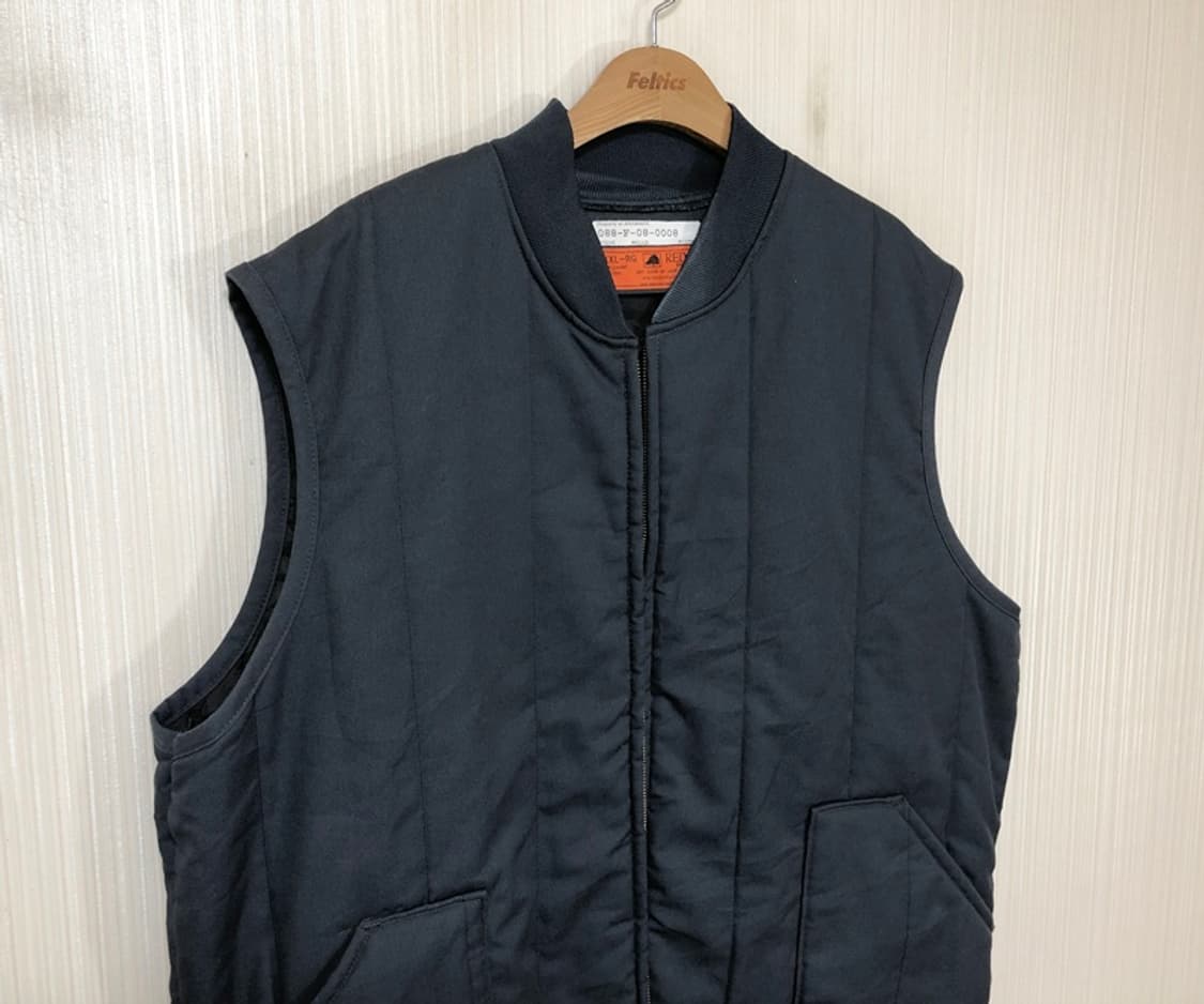 레드캡(Red Kap) 퀼티드 베스트 VT22 차콜그레이 2XL 상품이미지4