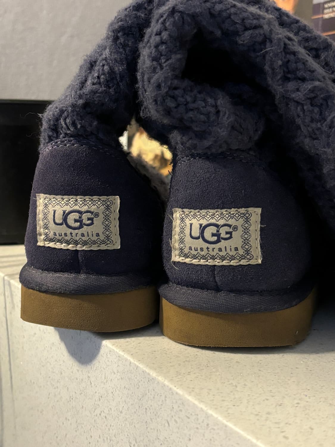 어그 버튼 니트 부츠 상품이미지4