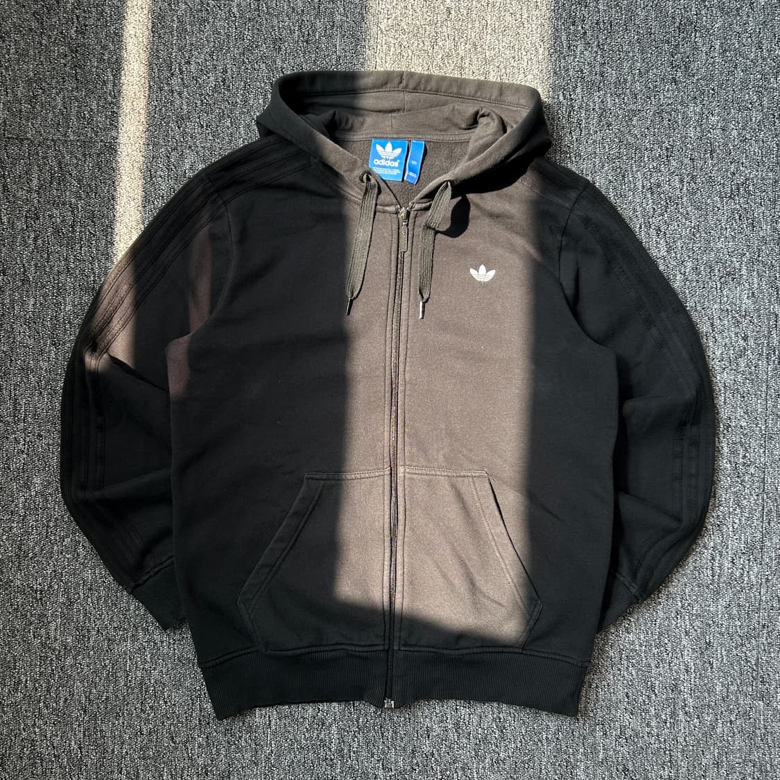 아디다스 파이어버드 블랙 후드집업 상품이미지1