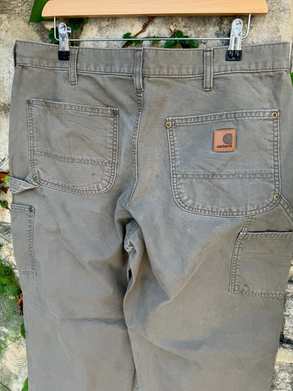 칼하트 distressed 더블니 그레이 카펜터 워크 팬츠 34 상품이미지4