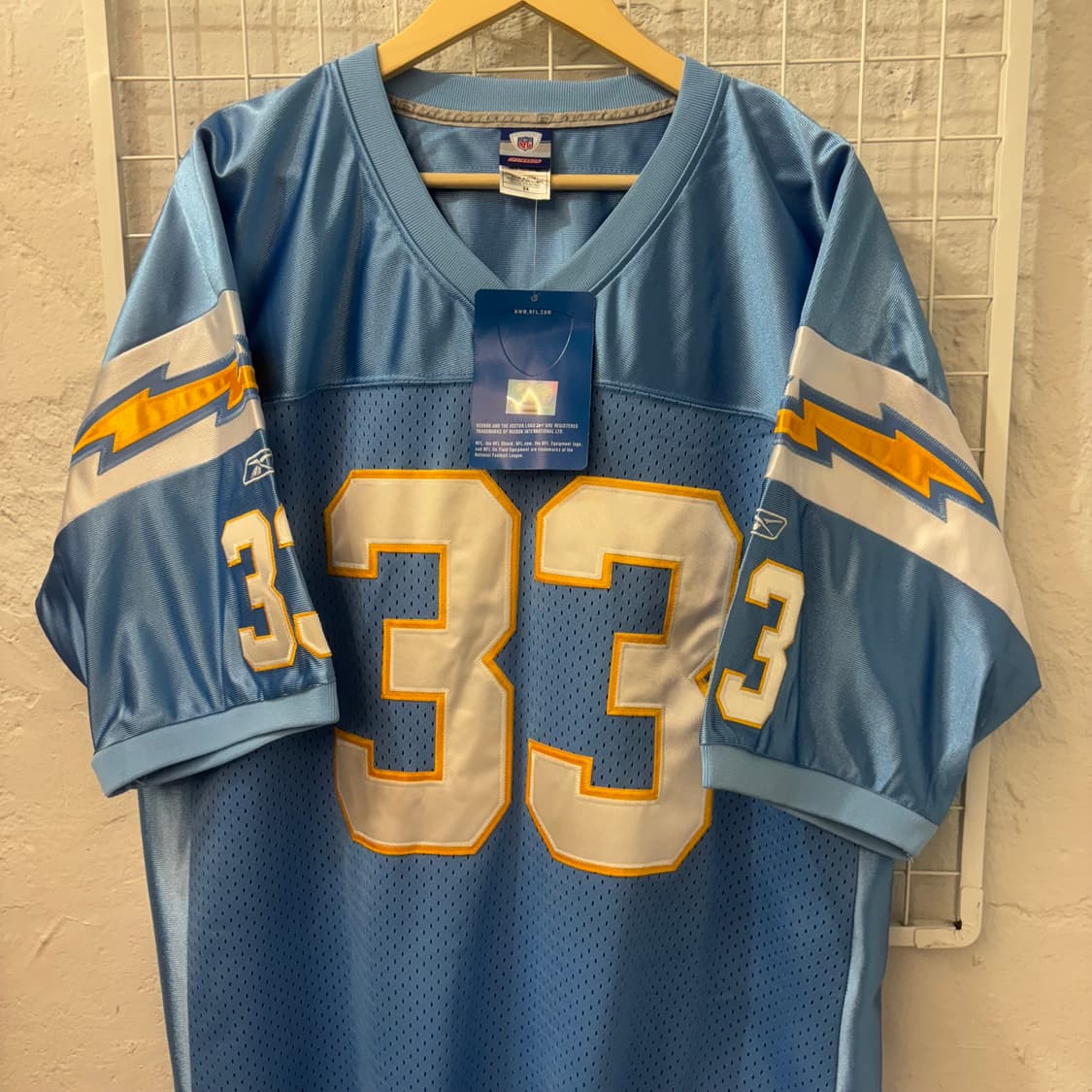 NFL X 리복 LA 차저스 유니폼 져지 2XL 상품이미지3