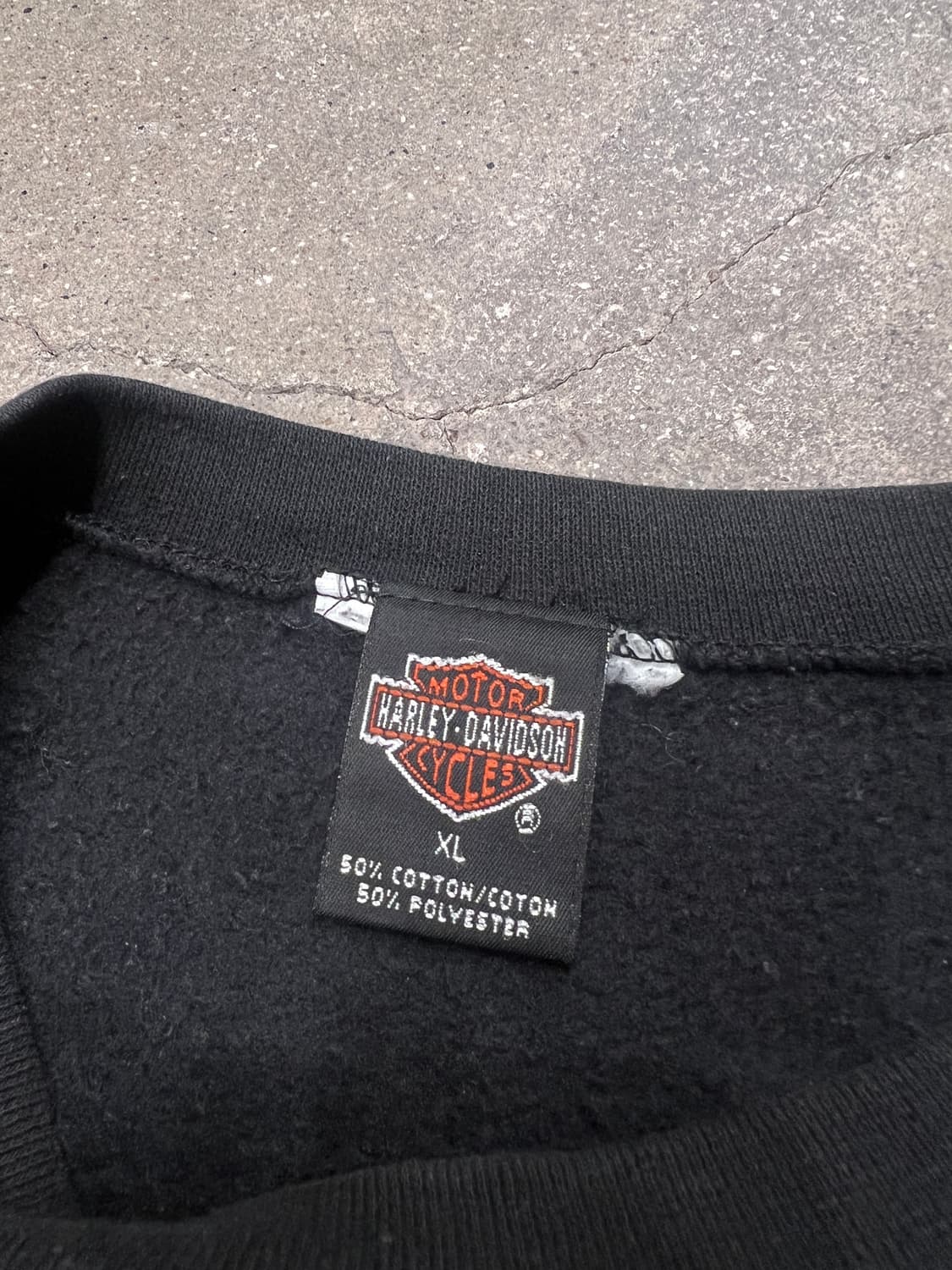 2000 할리데이비슨 플레임 글리터 맨투맨 상품이미지6