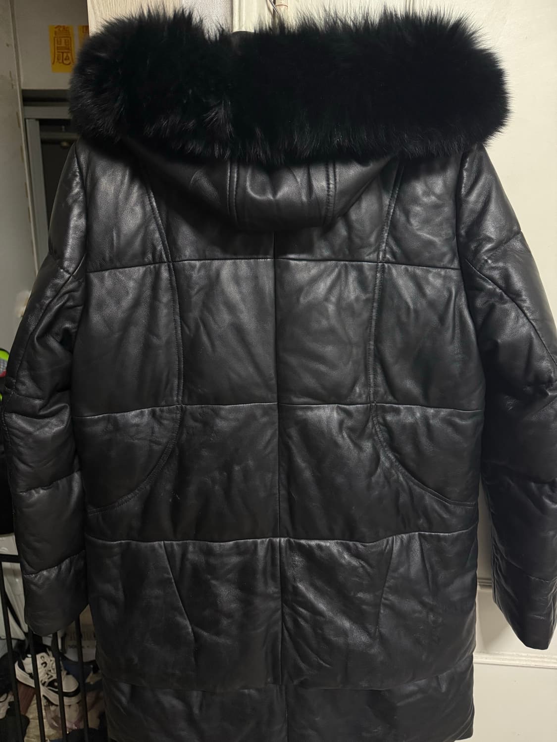 여자양가죽오리털코트 상품이미지4