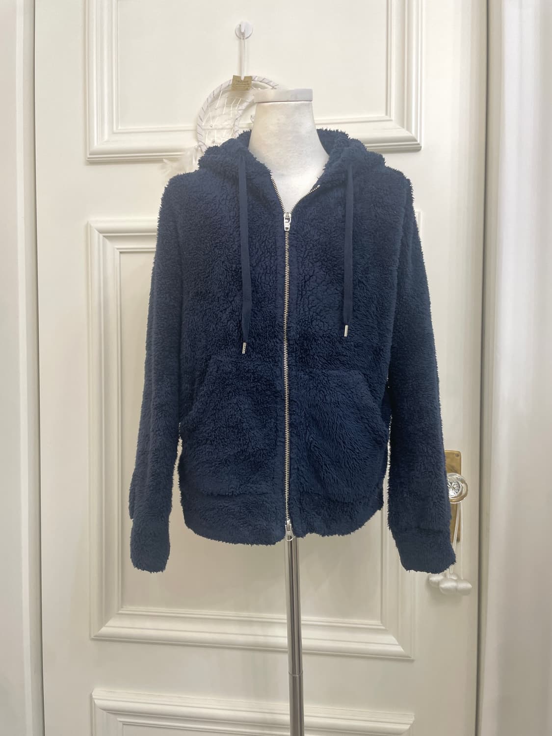 CHAMPION navy basic 2way hoodie-zip 상품이미지1