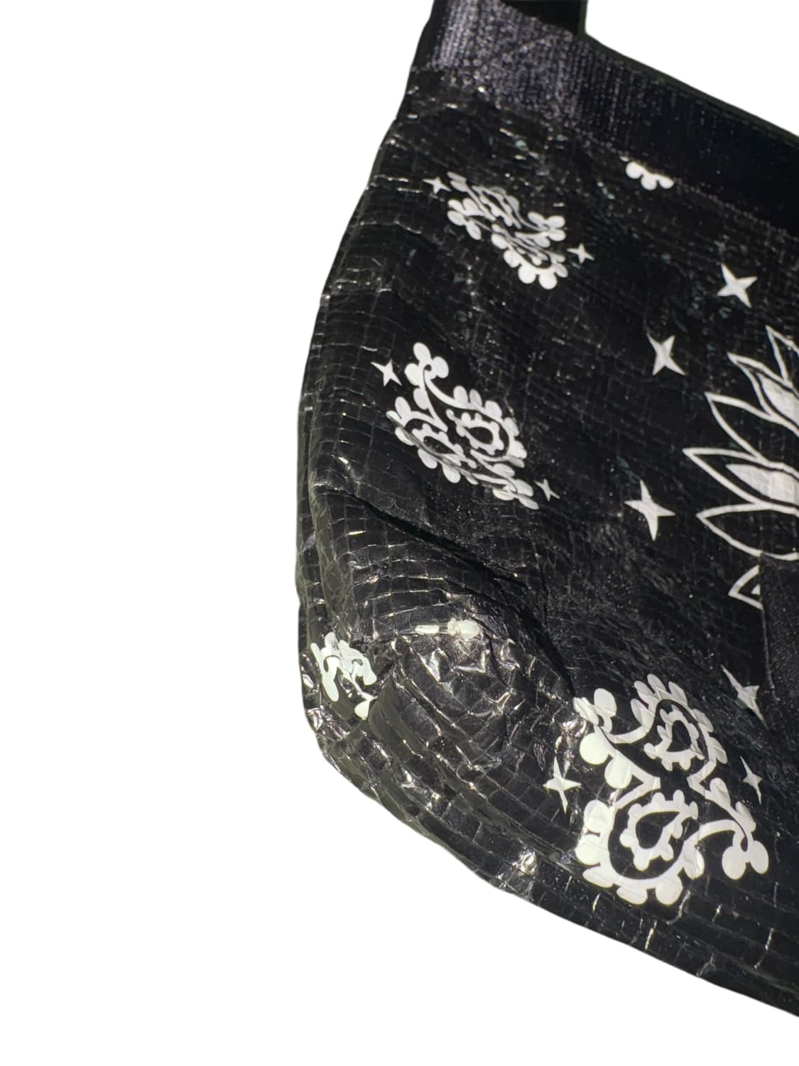 슈프림 블랙 페이즐리 더플백 상품이미지2