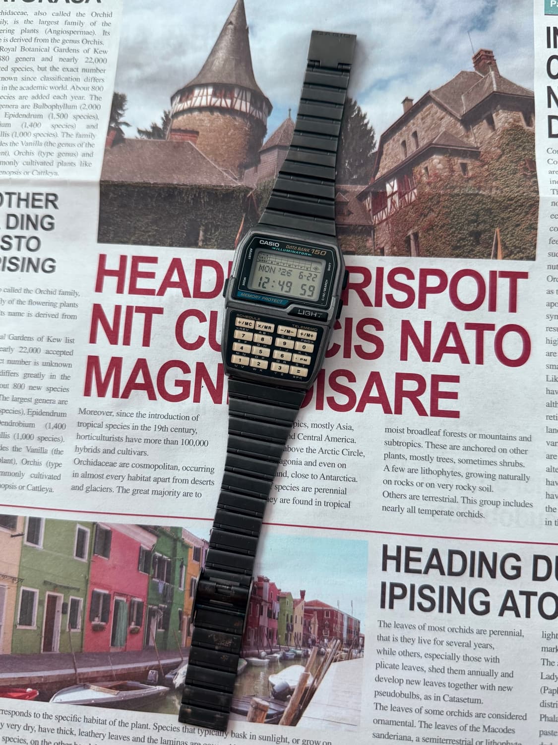Casio 카시오 데이터 뱅크 DBC-150 1990 상품이미지2