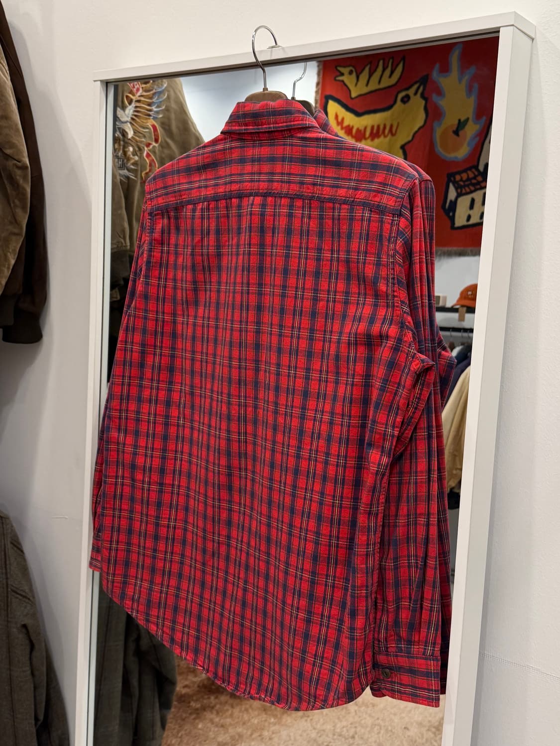 Edwin 에드윈 SANFORIZED 코튼 플란넬 체크 셔츠 상품이미지5