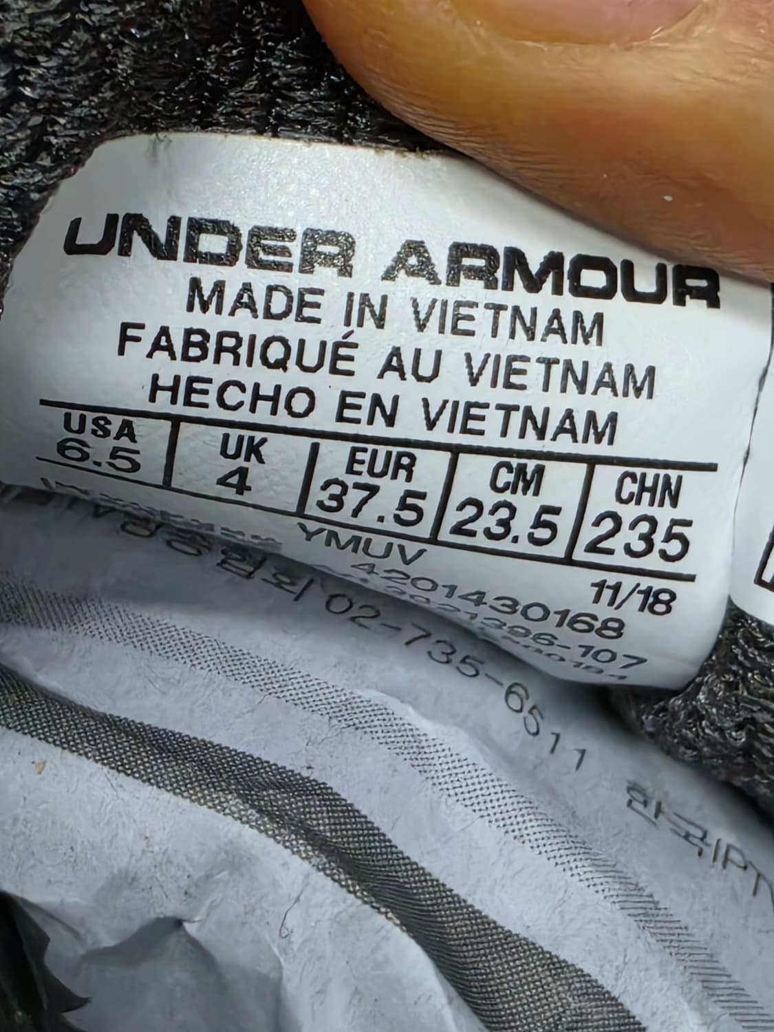 언더아머 HOVR Sonic 5  블랙/핑크 상품이미지7