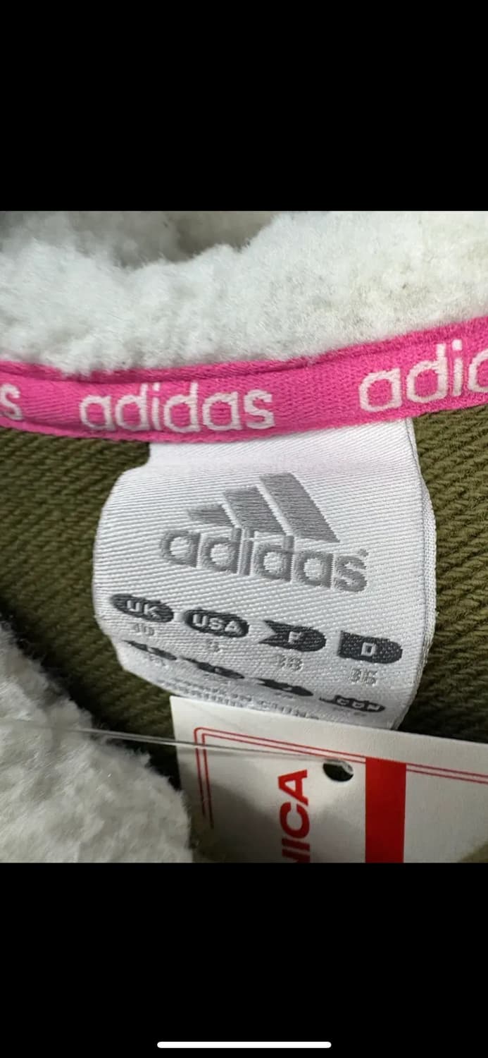 아디다스 카키 털 후드집업 H1375 상품이미지5