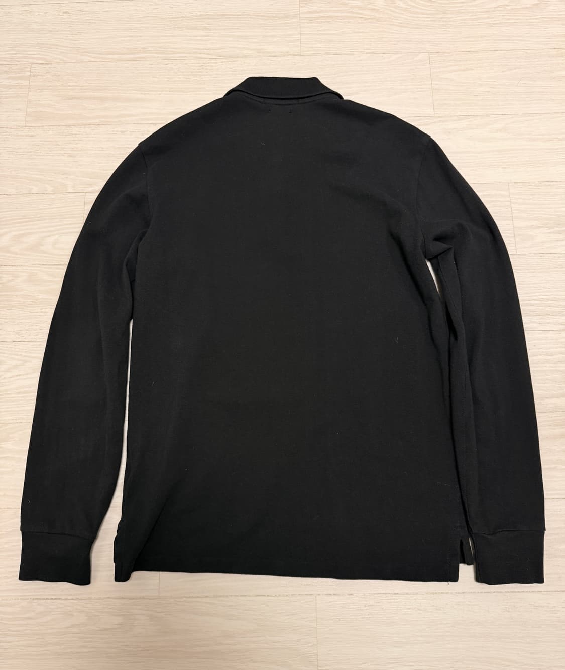 [폴로 랄프로렌] 슬림핏 롱 슬리브 메시 폴로 및 체크 울 머플러 상품이미지3